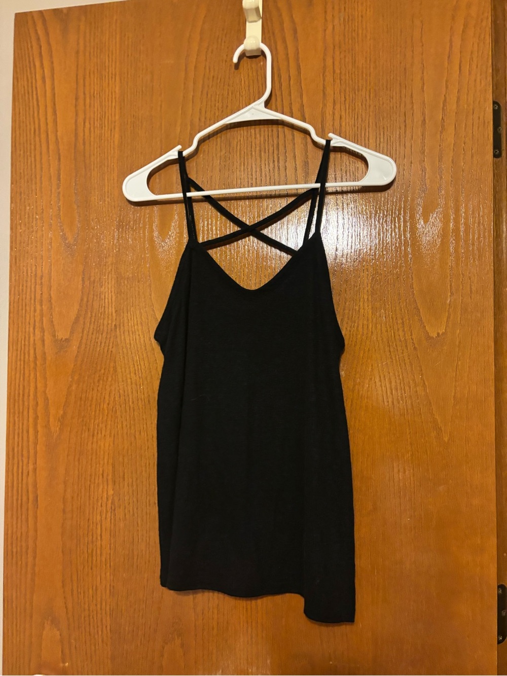 Universal Thread Black Crisscross Strap Cami